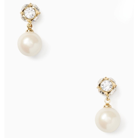 $68 Kate Spade Marmalade Pearl Drop Earrings - Picture 1 of 9